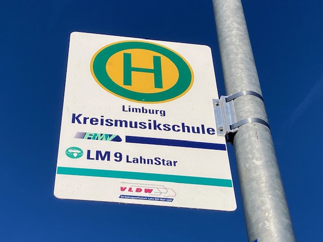 LahnStar-Haltestelle an der KMS
